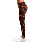 Molten Lava Print Women's Leggings