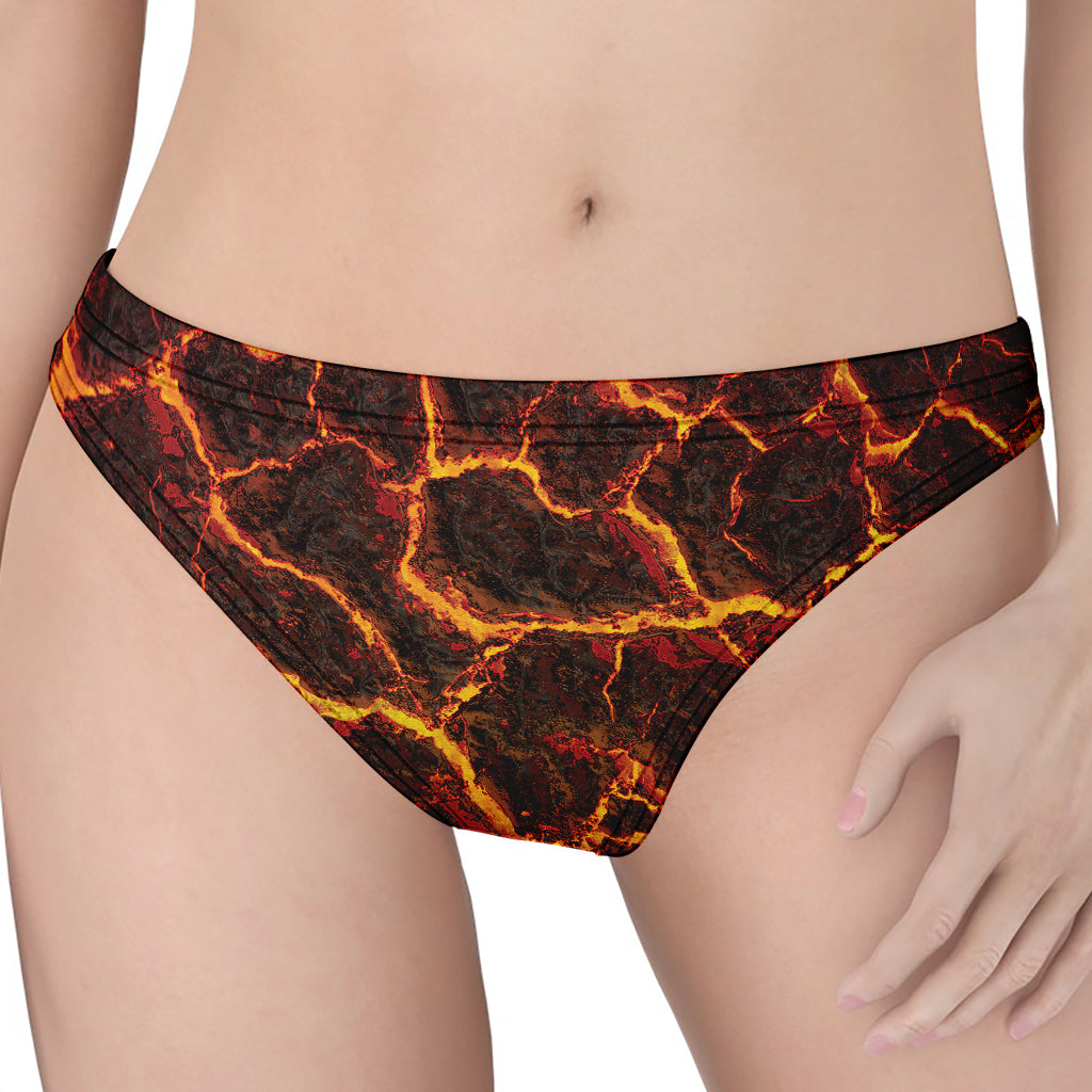 Molten Lava Print Women's Thong