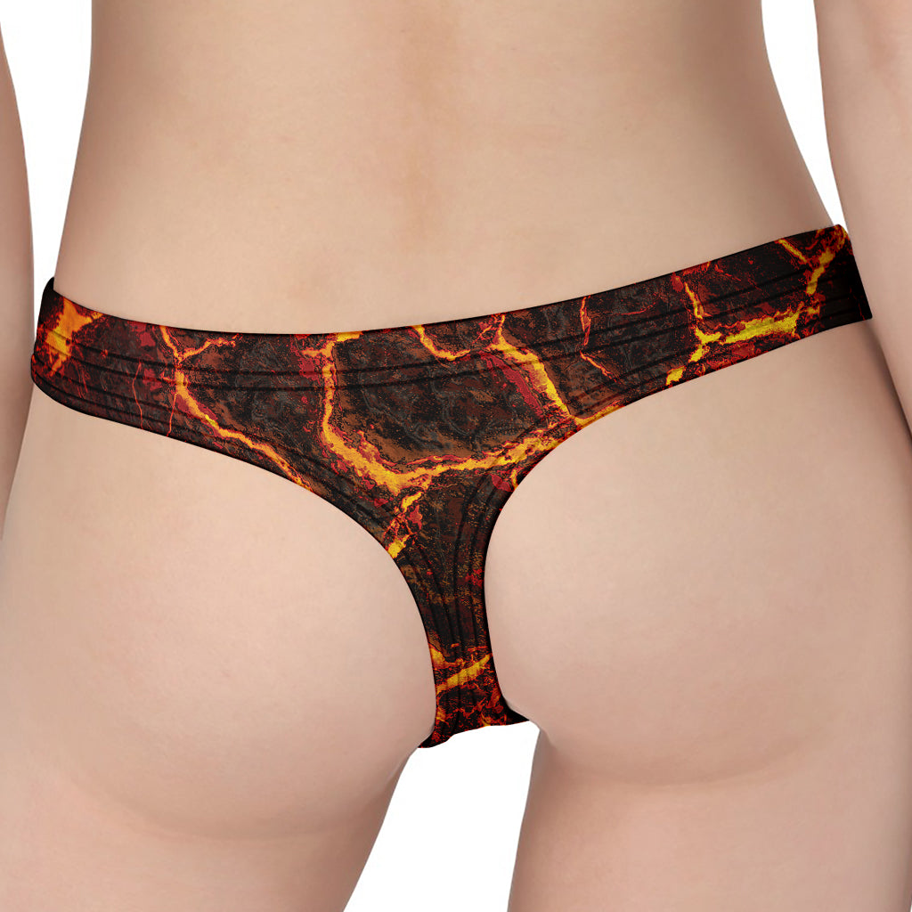 Molten Lava Print Women's Thong