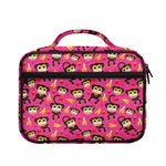 Monkey And Banana Pattern Print Briefcase Bible Bag