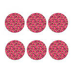 Monkey And Banana Pattern Print Coaster Set