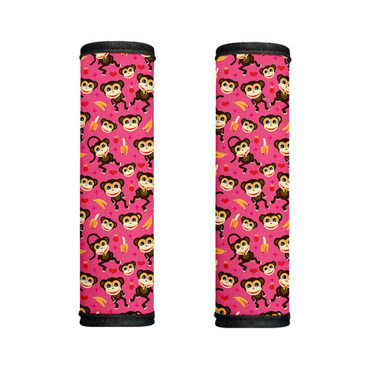 Monkey And Banana Pattern Print Handle Covers