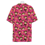 Monkey And Banana Pattern Print Hawaiian Shirt