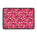 Monkey And Banana Pattern Print Kitchen Mat