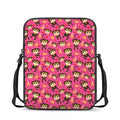 Monkey And Banana Pattern Print Rectangular Crossbody Bag
