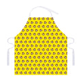 Monkey Emoji Pattern Print Adjustable Apron