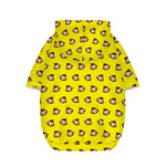 Monkey Emoji Pattern Print Dog Zip Up Hoodie