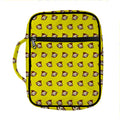 Monkey Emoji Pattern Print Front Pocket Bible Bag