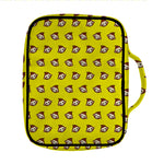 Monkey Emoji Pattern Print Front Pocket Bible Bag