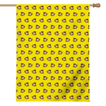 Monkey Emoji Pattern Print House Flag