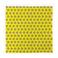 Monkey Emoji Pattern Print Silk Bandana