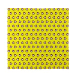 Monkey Emoji Pattern Print Silk Bandana