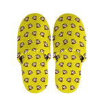 Monkey Emoji Pattern Print Slippers