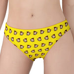 Monkey Emoji Pattern Print Women's Panties