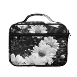 Monochrome Daisy Flower Print Briefcase Bible Bag