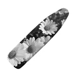 Monochrome Daisy Flower Print Ironing Board Cover