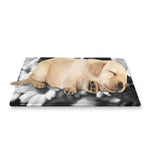 Monochrome Daisy Flower Print Pet Cooling Mat Cover