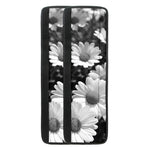 Monochrome Daisy Flower Print Refrigerator Handle Covers