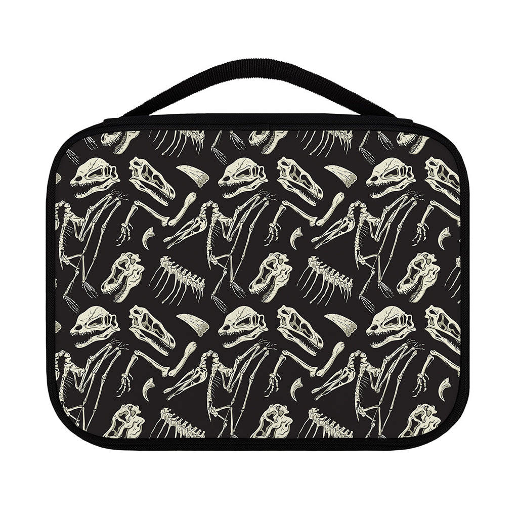 Monochrome Dinosaur Fossil Pattern Print Classic Bible Case