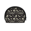 Monochrome Dinosaur Fossil Pattern Print Coin Purse