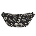Monochrome Dinosaur Fossil Pattern Print Fanny Pack