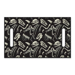 Monochrome Dinosaur Fossil Pattern Print Golf Cart Seat Cover