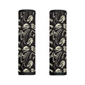 Monochrome Dinosaur Fossil Pattern Print Handle Covers