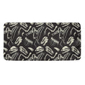 Monochrome Dinosaur Fossil Pattern Print Towel