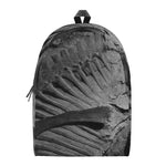 Monochrome Dinosaur Fossil Print Backpack