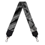 Monochrome Dinosaur Fossil Print Bag Strap
