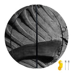 Monochrome Dinosaur Fossil Print Basketball