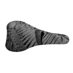 Monochrome Dinosaur Fossil Print Bicycle Seat Cover