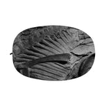 Monochrome Dinosaur Fossil Print Car Side Mirror Covers