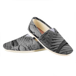 Monochrome Dinosaur Fossil Print Casual Shoes