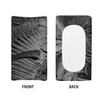 Monochrome Dinosaur Fossil Print Changing Pad Cover