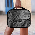 Monochrome Dinosaur Fossil Print Classic Bible Case