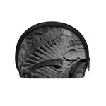 Monochrome Dinosaur Fossil Print Coin Purse