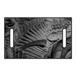Monochrome Dinosaur Fossil Print Golf Cart Seat Cover