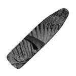 Monochrome Dinosaur Fossil Print Ironing Board Cover