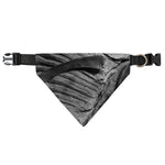 Monochrome Dinosaur Fossil Print Over The Collar Dog Bandana