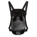 Monochrome Dinosaur Fossil Print Pet Carrier Backpack