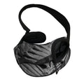 Monochrome Dinosaur Fossil Print Pet Sling Carrier