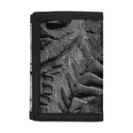 Monochrome Dinosaur Fossil Print Trifold Wallet