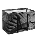 Monochrome Dinosaur Fossil Print Utility Tote Bag