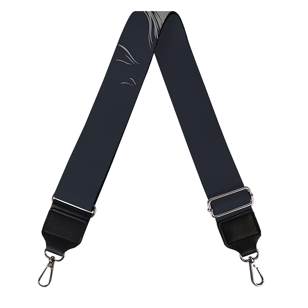 Monochrome Eagle Print Bag Strap