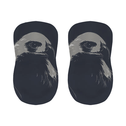 Monochrome Eagle Print Bar Stool Covers