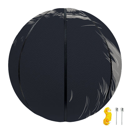 Monochrome Eagle Print Basketball