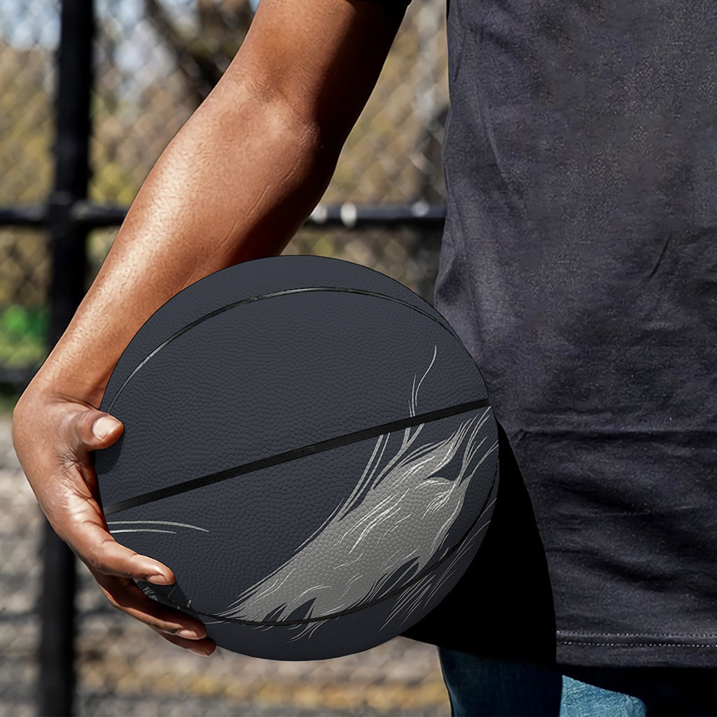 Monochrome Eagle Print Basketball