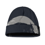 Monochrome Eagle Print Beanie