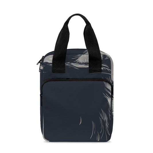 Monochrome Eagle Print Bible Tote Bag